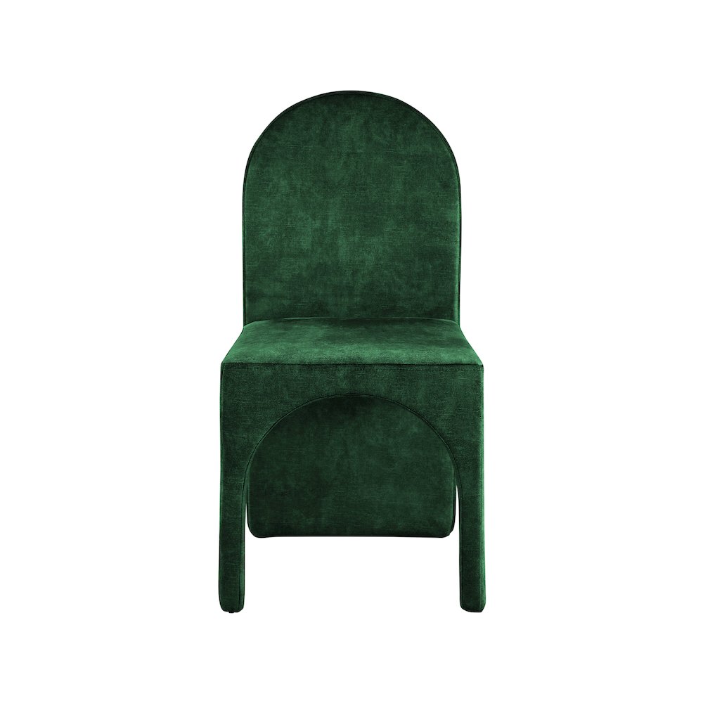 Summer Green Velvet Dining Side Chair, Set of 2. Picture 3
