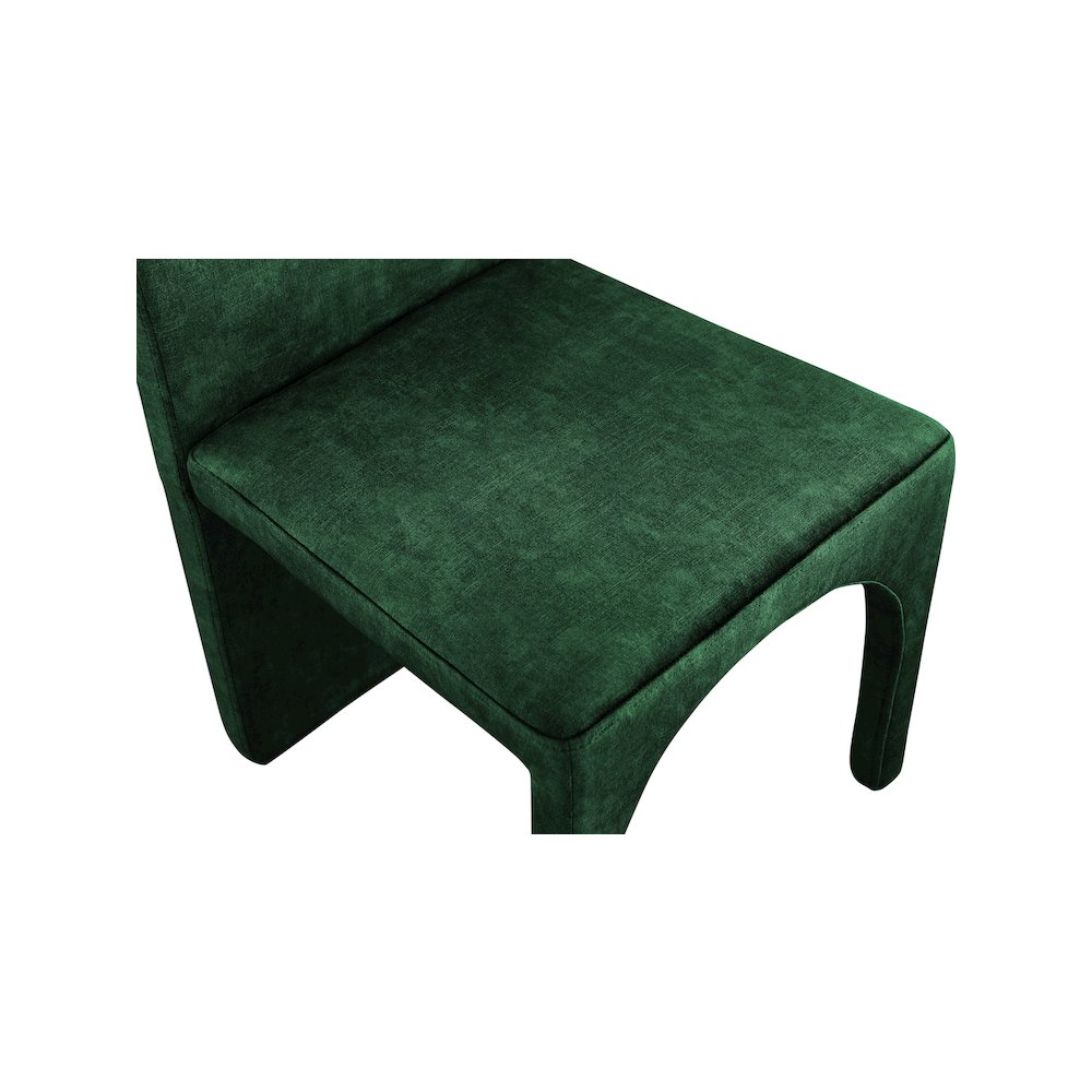 Summer Green Velvet Dining Side Chair, Set of 2. Picture 4