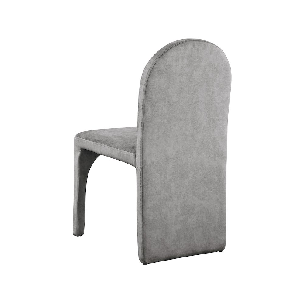 Summer Grey Velvet Dining Side Chair, Set of 2. Picture 2