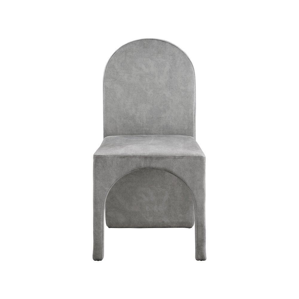 Summer Grey Velvet Dining Side Chair, Set of 2. Picture 3