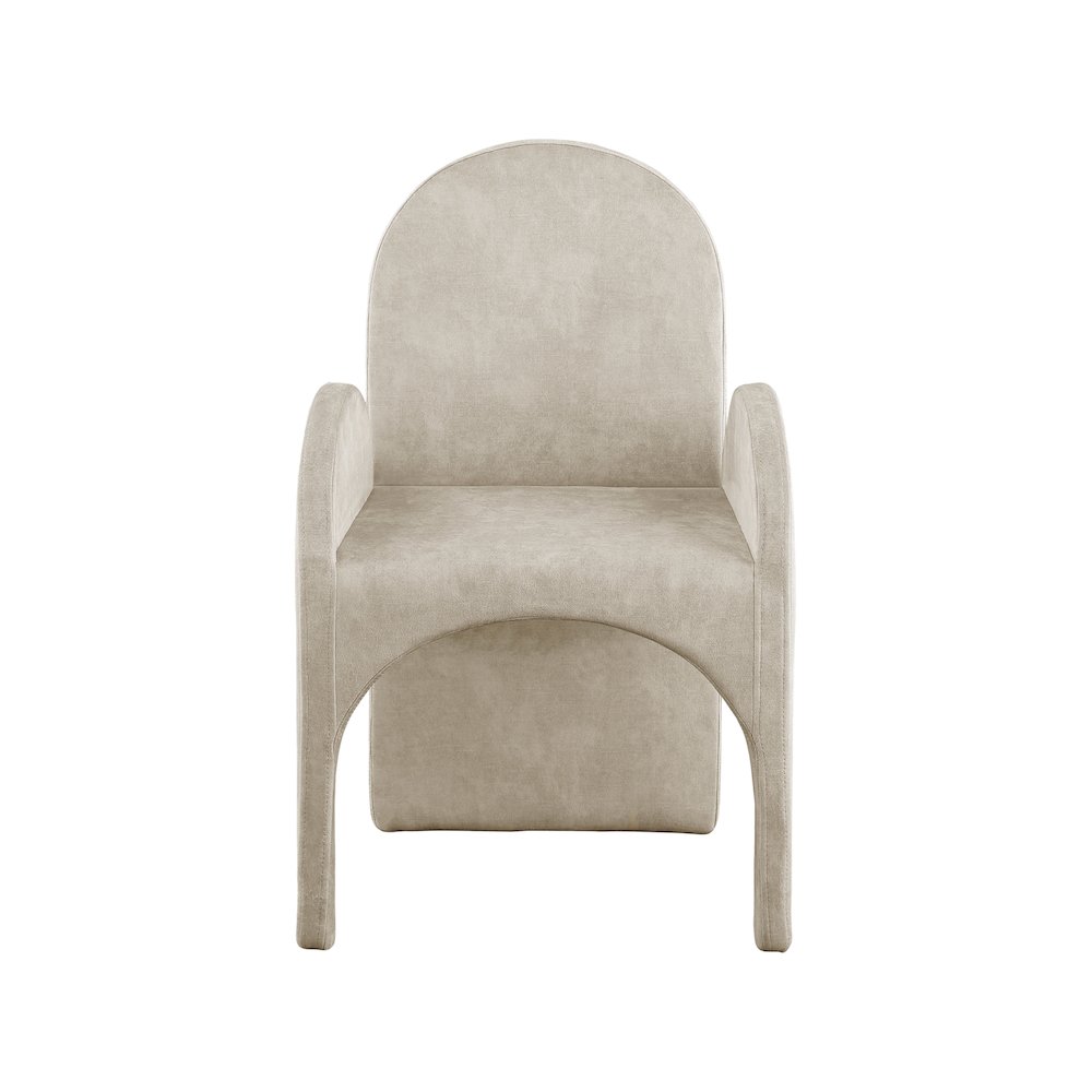 Summer Stone Velvet Dining Arm Chair, Set of 2. Picture 3