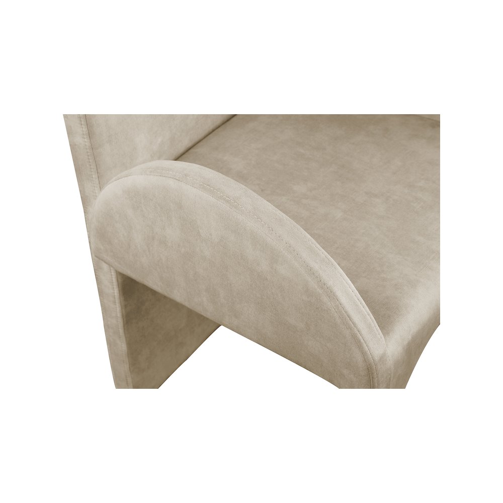Summer Stone Velvet Dining Arm Chair, Set of 2. Picture 4