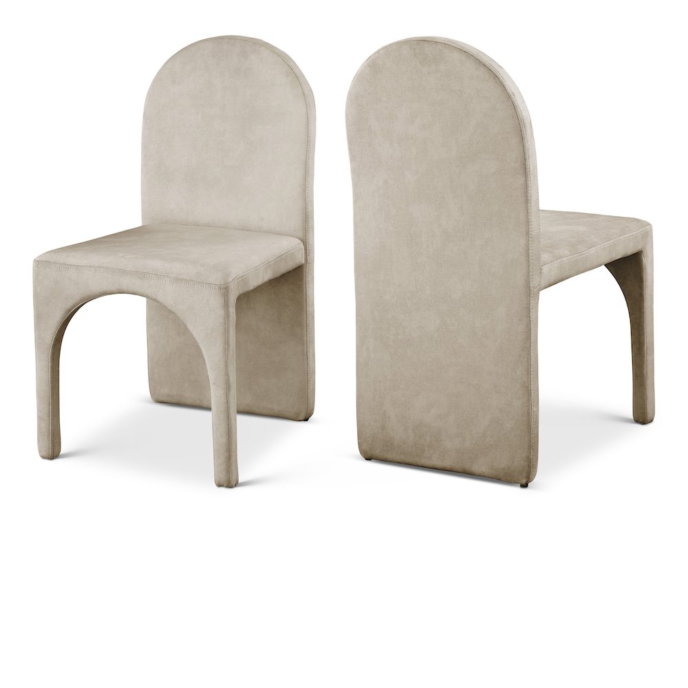Summer Stone Velvet Dining Side Chair, Set of 2. Picture 1