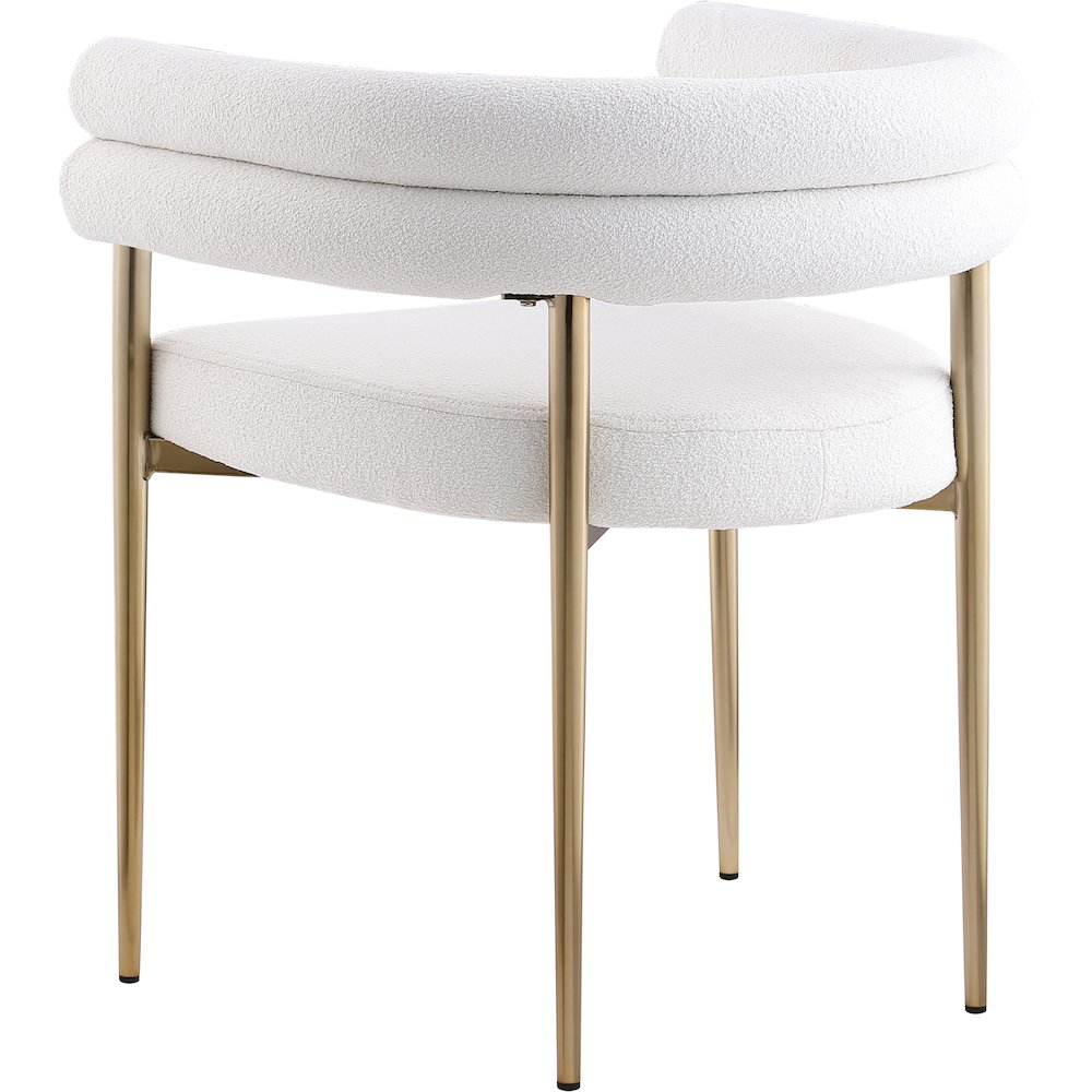 Brielle Cream Boucle Fabric Dining Chair, Set of 2. Picture 2