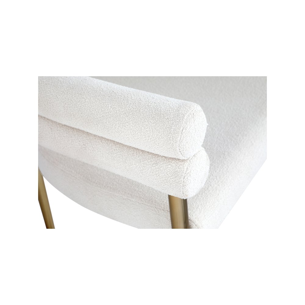 Brielle Cream Boucle Fabric Dining Chair, Set of 2. Picture 4