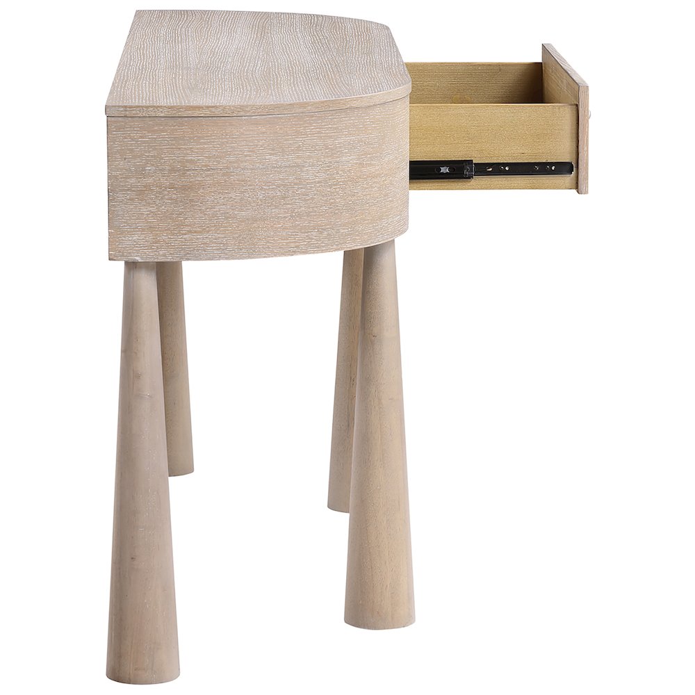 Oasis Natural Acacia Veneer And Solid Wood Console Table. Picture 7