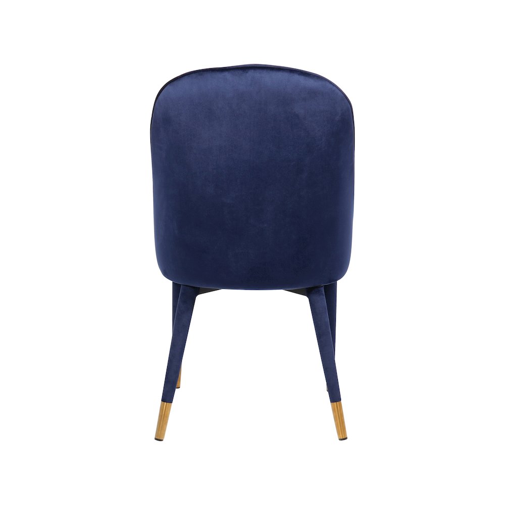 Belle Navy Velvet Dining Chair, Set of 2. Picture 2