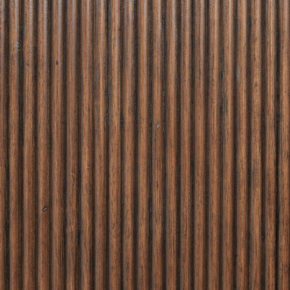 Astrid Brown Solid Wood And Oak Veneer Console Table. Picture 6