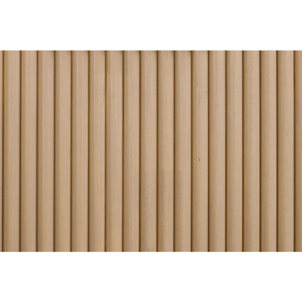 Astrid Natural Solid Wood And Oak Veneer Console Table. Picture 9