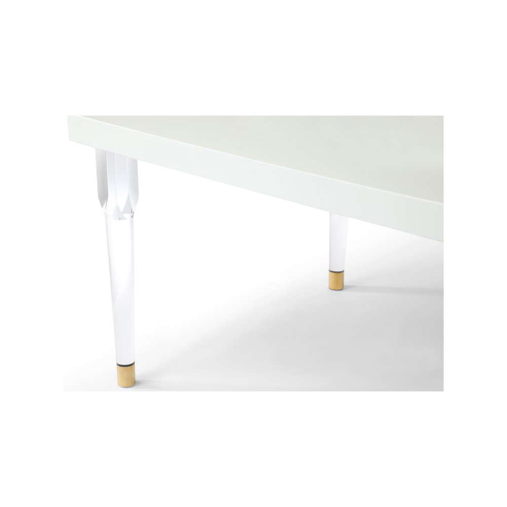 Bethany White Dining Table. Picture 4