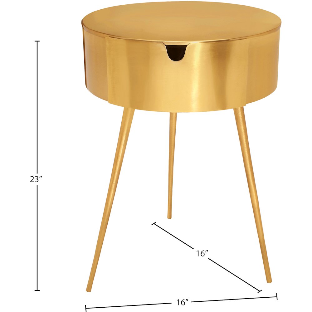 Bali Gold Night Stand. Picture 6