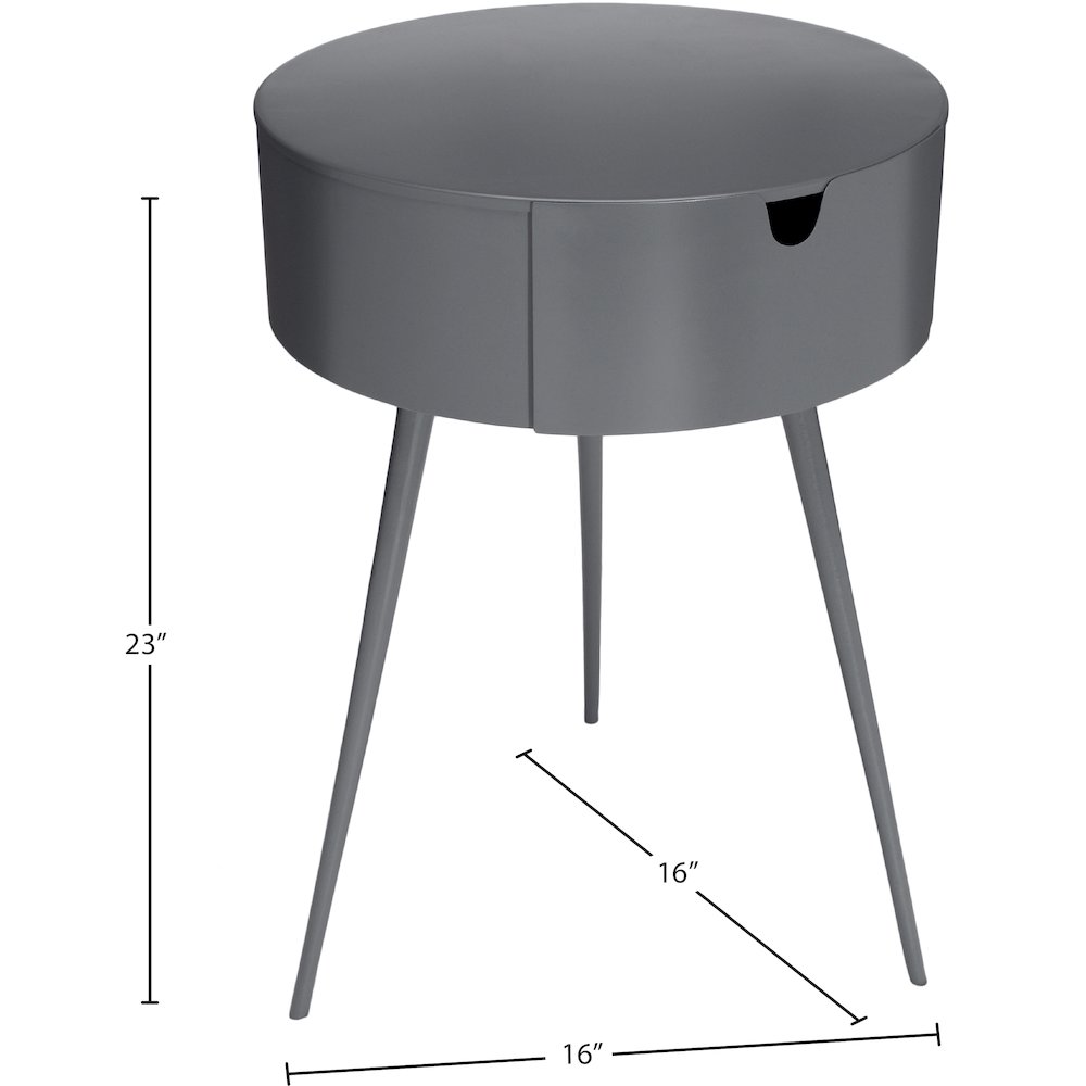 Bali Grey Night Stand. Picture 6