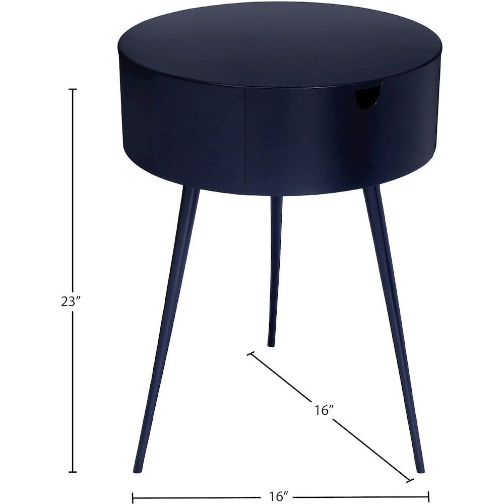 Bali Navy Night Stand. Picture 6