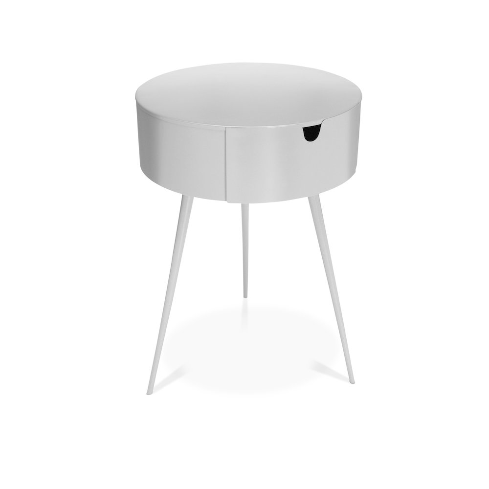 Bali White Night Stand. Picture 1