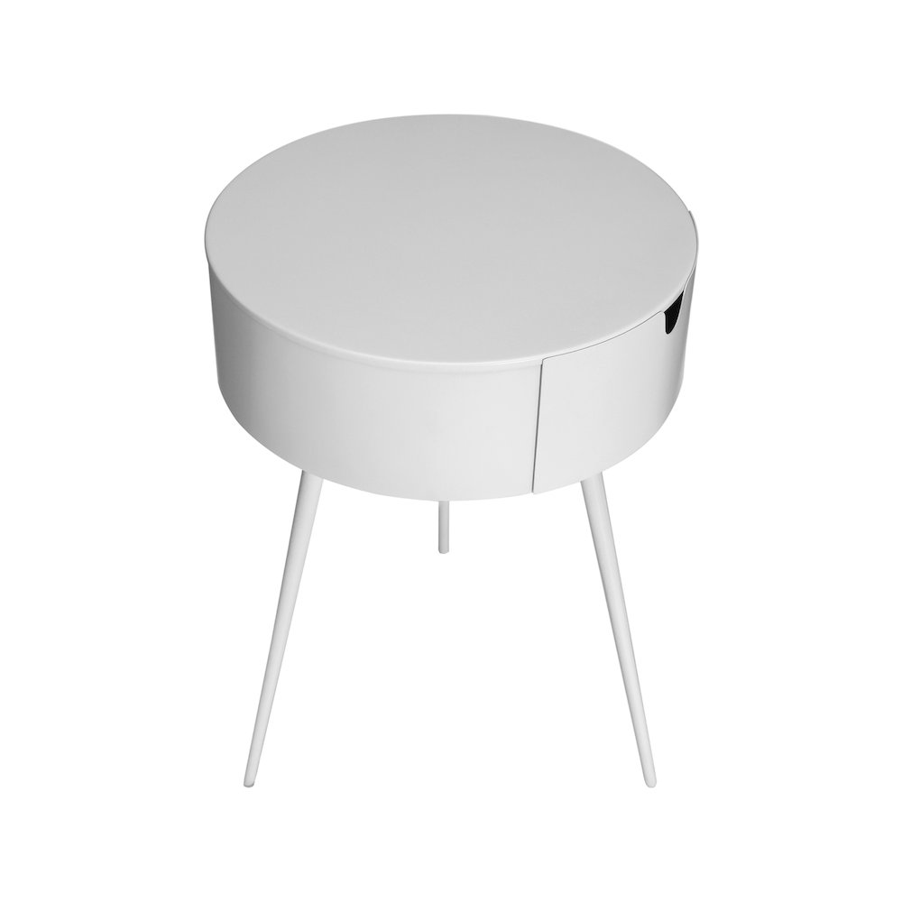 Bali White Night Stand. Picture 2
