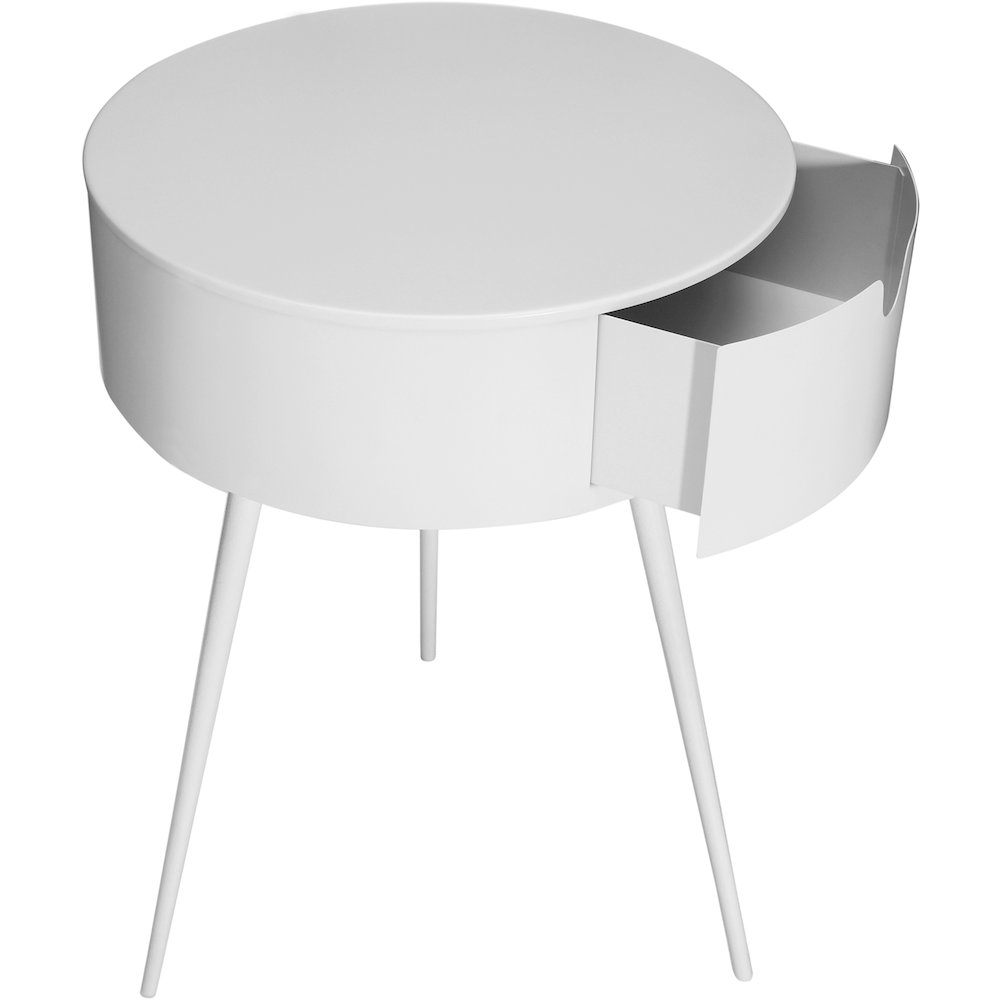 Bali White Night Stand. Picture 3