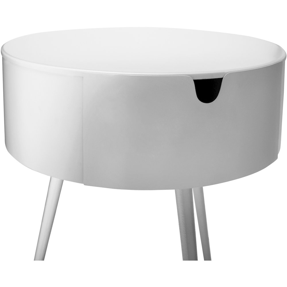Bali White Night Stand. Picture 5