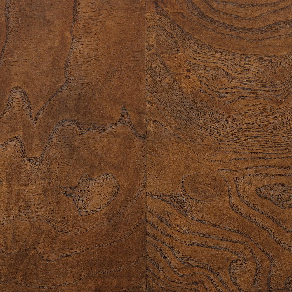 Giada Brown Solid Wood And Veneer Mirror. Picture 4