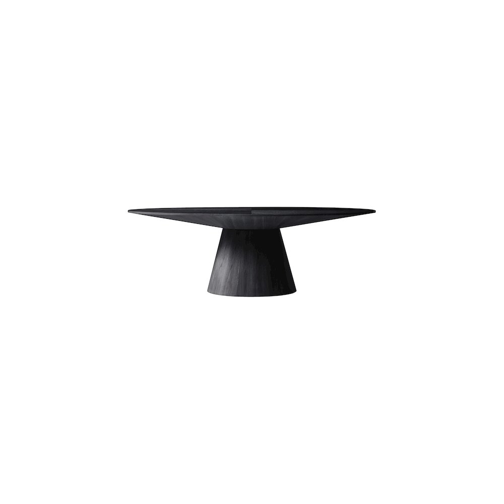Gavin Black Dining Table. Picture 2