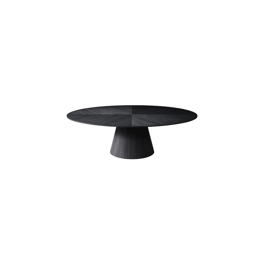 Gavin Black Dining Table. Picture 5