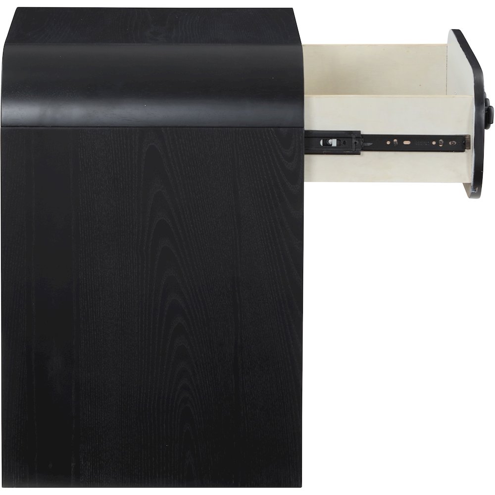 Hayes Black Night Stand / Side Table. Picture 4