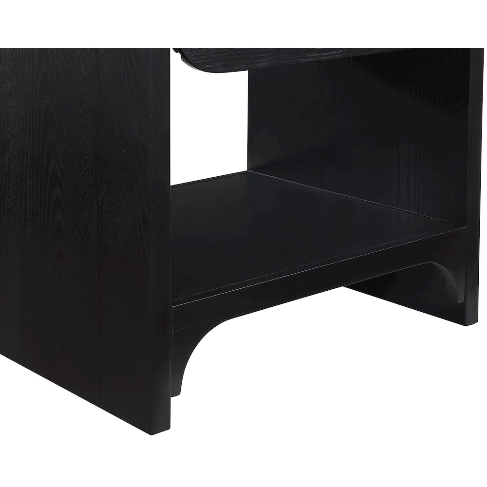 Hayes Black Night Stand / Side Table. Picture 6