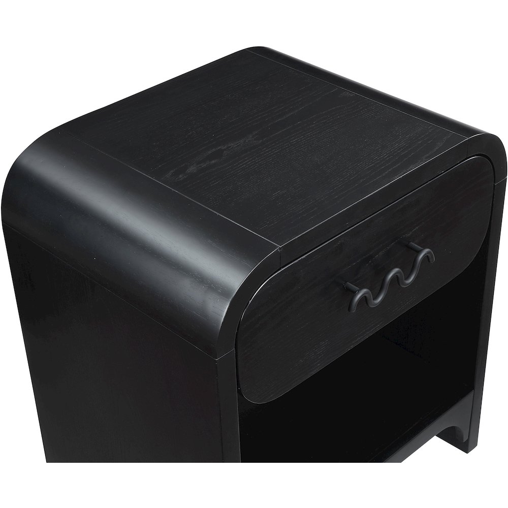 Hayes Black Night Stand / Side Table. Picture 7