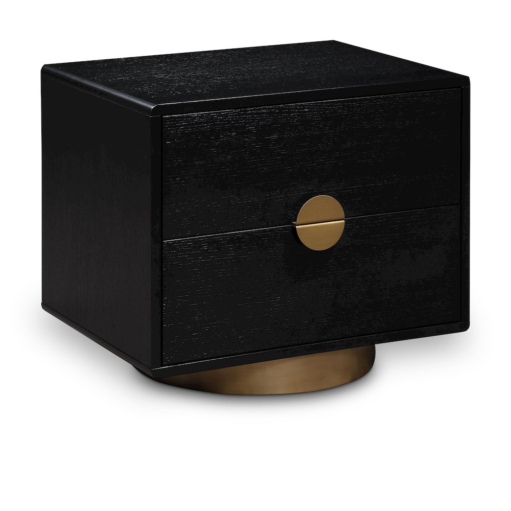Wade Black Night Stand / Side Table. Picture 1