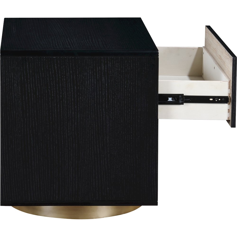 Wade Black Night Stand / Side Table. Picture 4