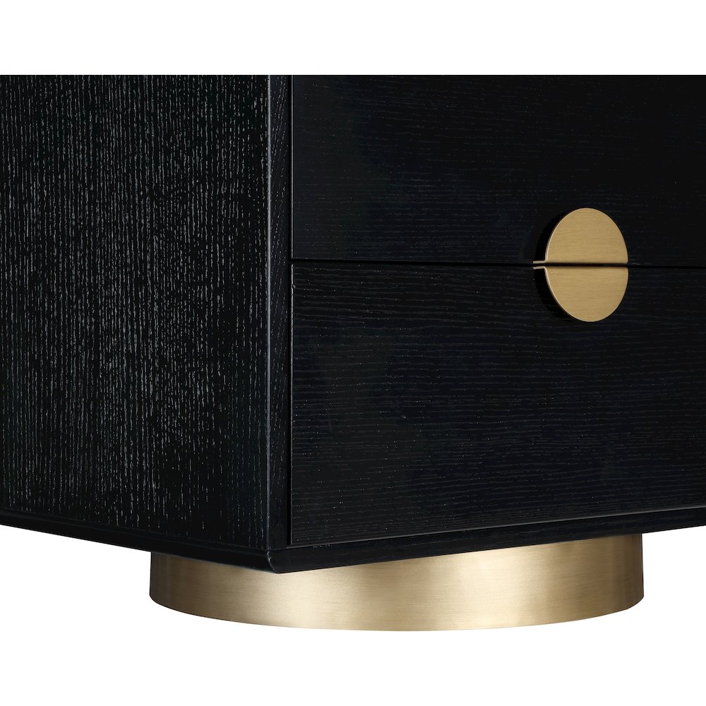 Wade Black Night Stand / Side Table. Picture 7