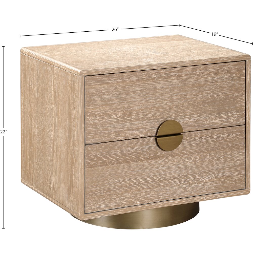 Wade Natural Night Stand / Side Table. Picture 9
