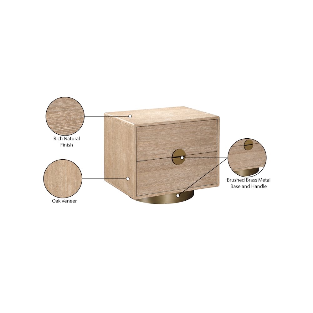 Wade Natural Night Stand / Side Table. Picture 10