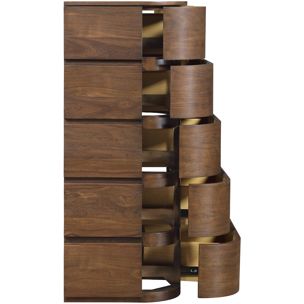 Annalise Brown Solid Wood Chest. Picture 7