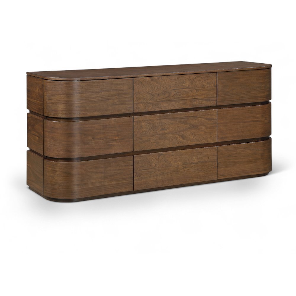 Annalise Brown Solid Wood Dresser. Picture 1