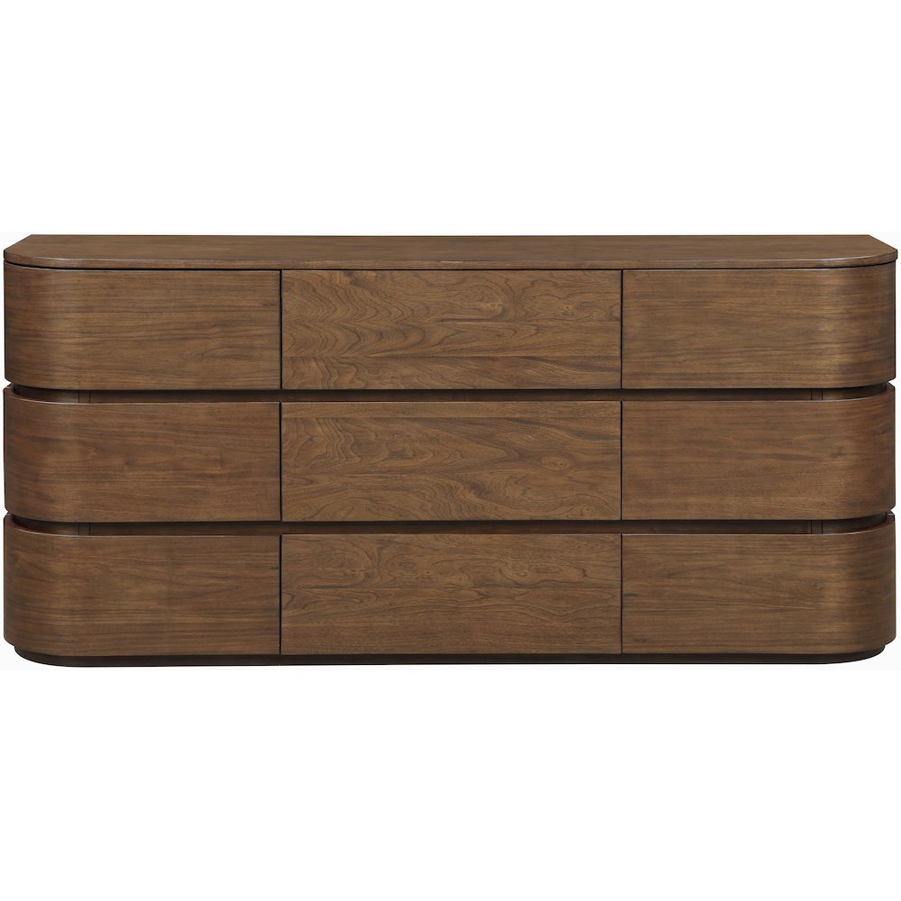 Annalise Brown Solid Wood Dresser. Picture 2