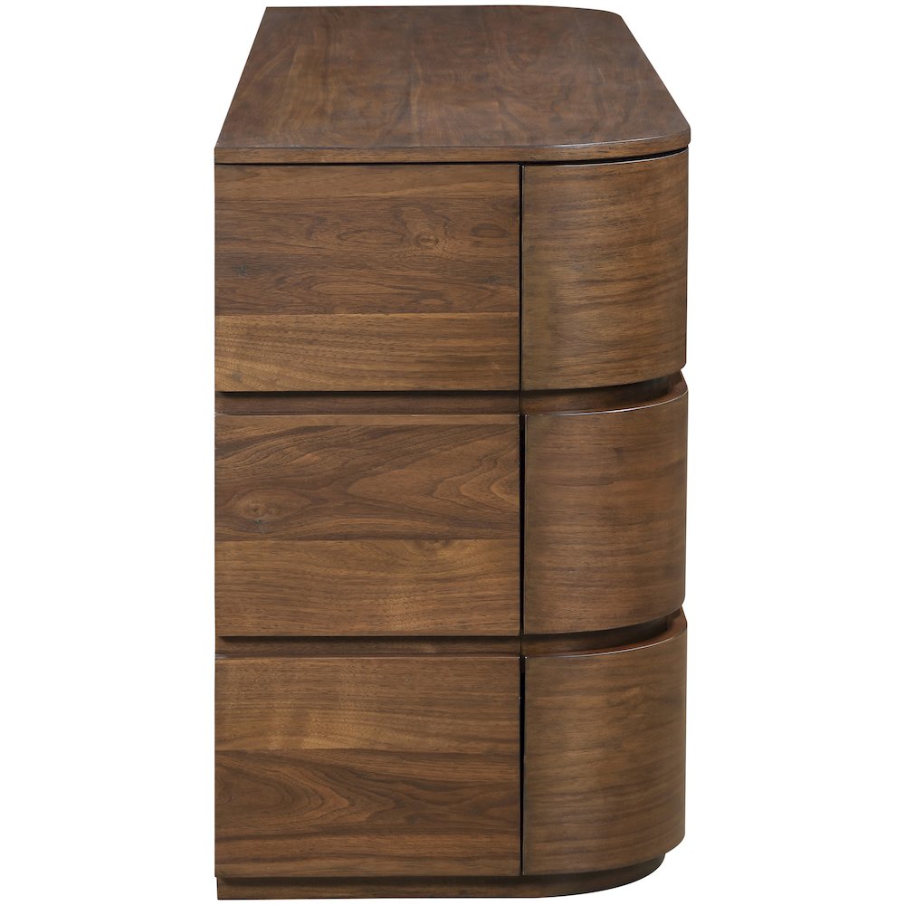 Annalise Brown Solid Wood Dresser. Picture 3
