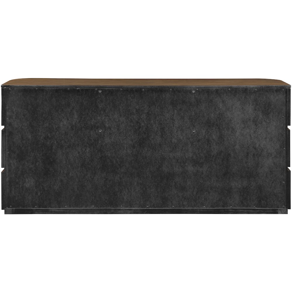 Annalise Brown Solid Wood Dresser. Picture 4
