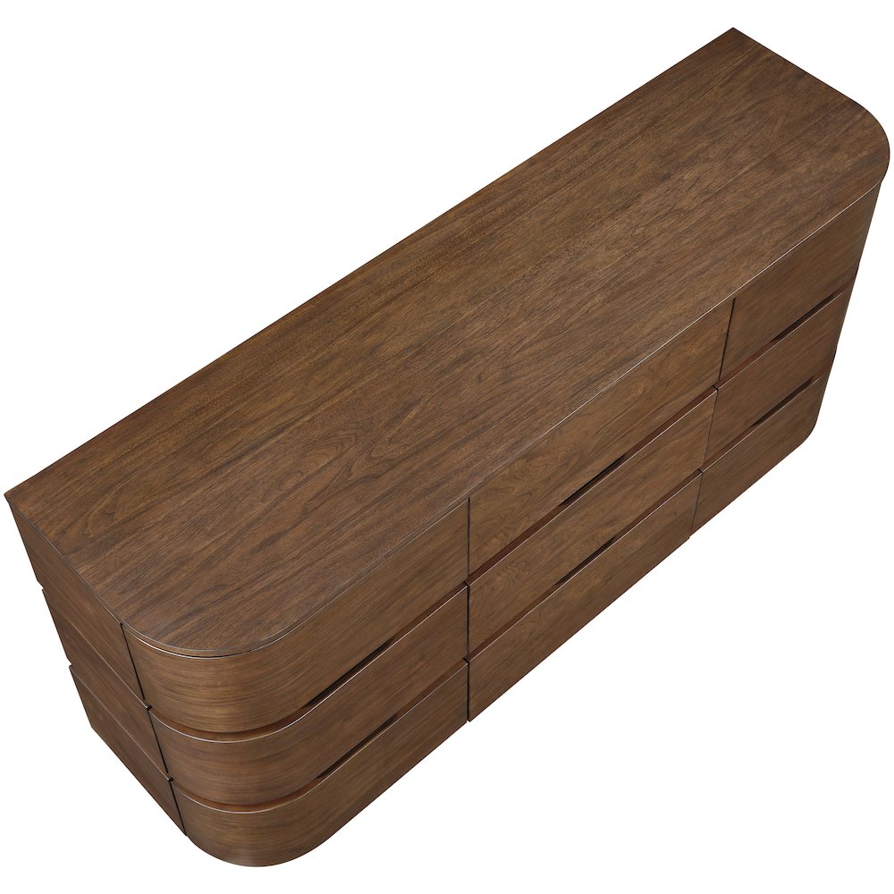 Annalise Brown Solid Wood Dresser. Picture 5