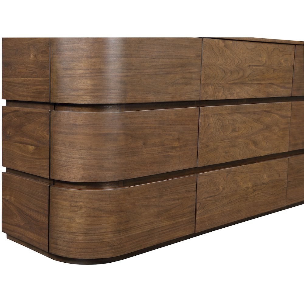 Annalise Brown Solid Wood Dresser. Picture 6