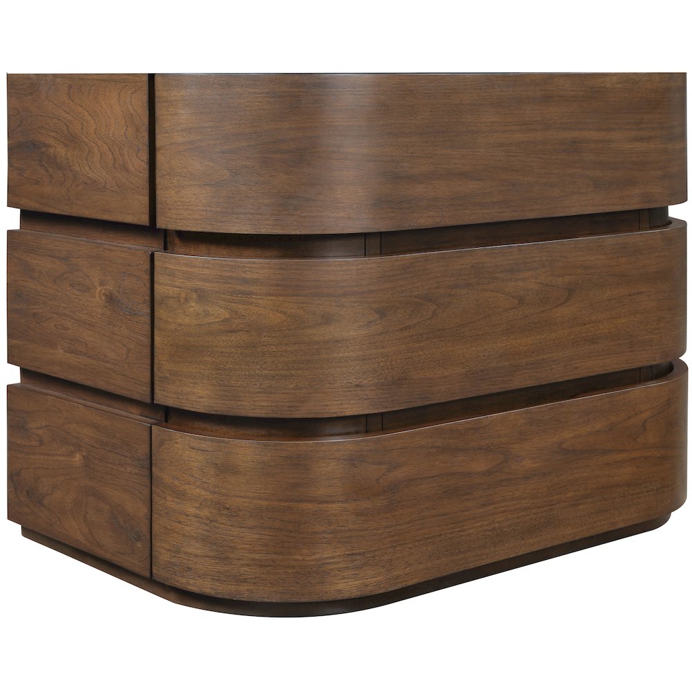 Annalise Brown Solid Wood Night Stand. Picture 9