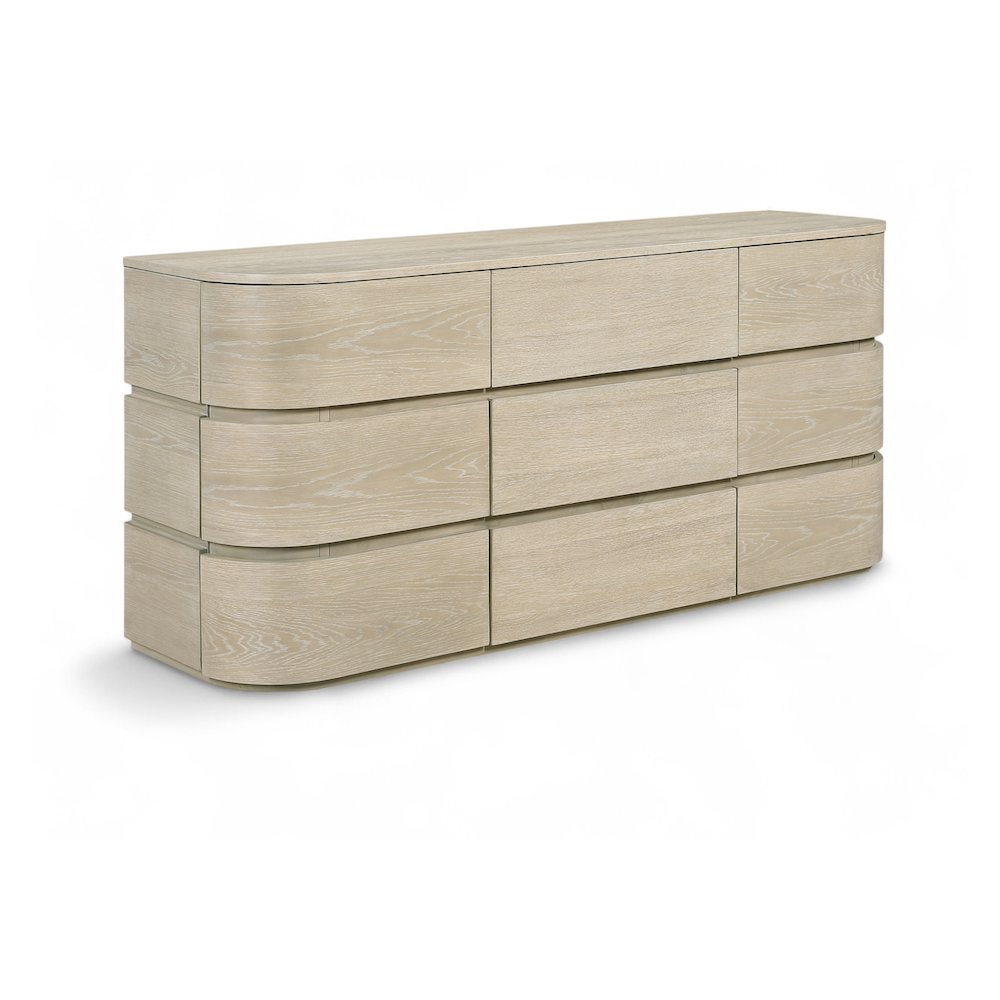 Annalise Natural Solid Wood Dresser. Picture 1