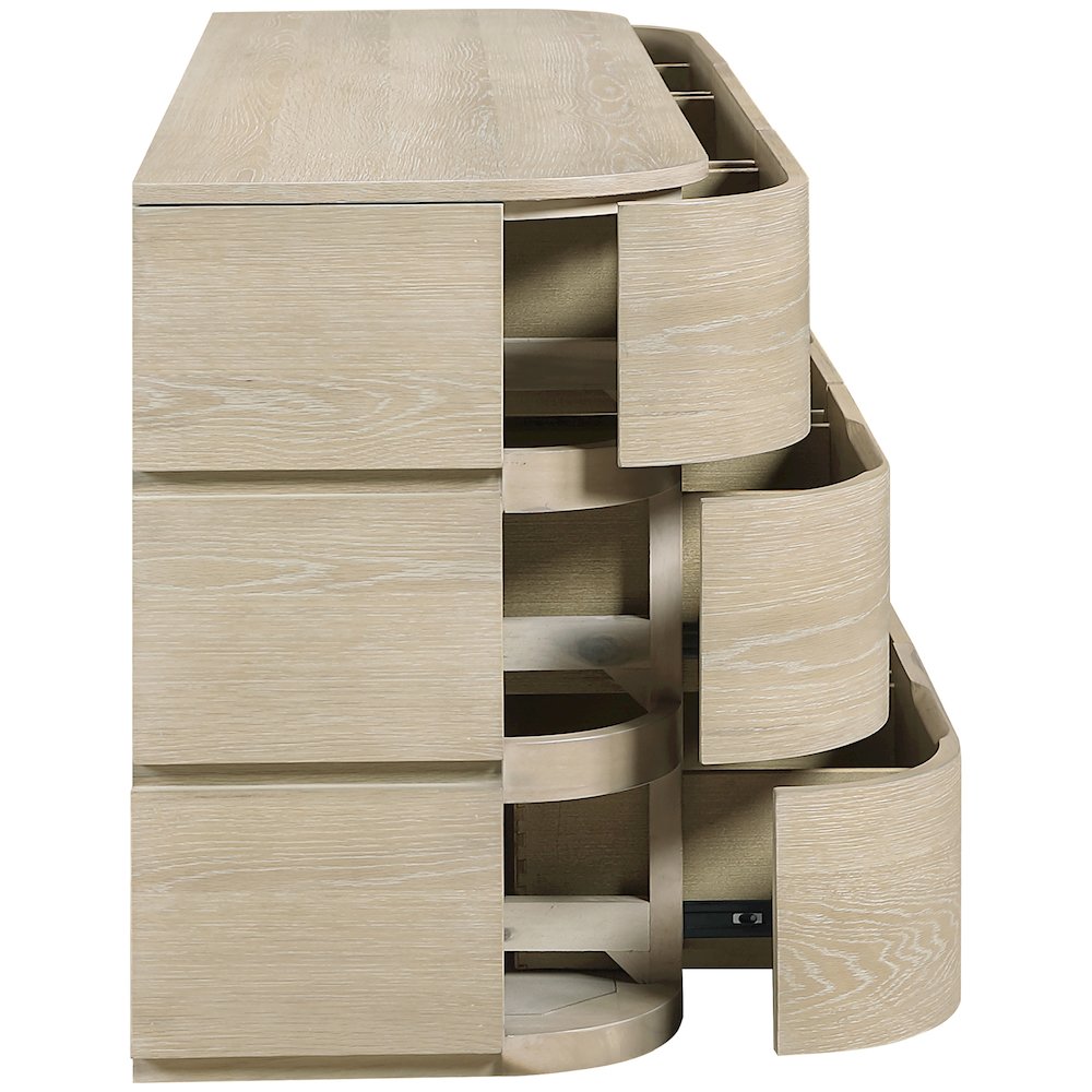 Annalise Natural Solid Wood Dresser. Picture 7