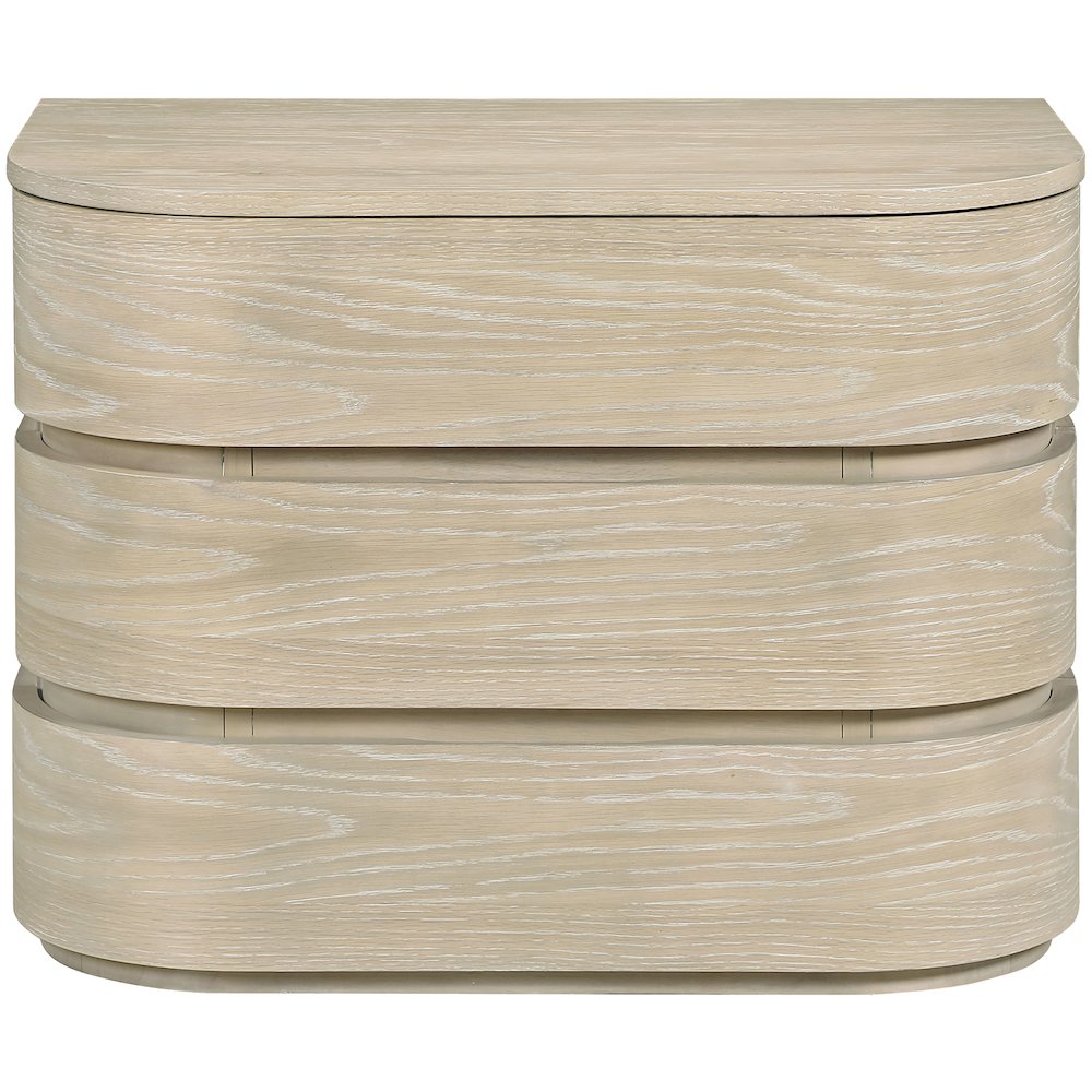 Annalise Natural Solid Wood Night Stand. Picture 2
