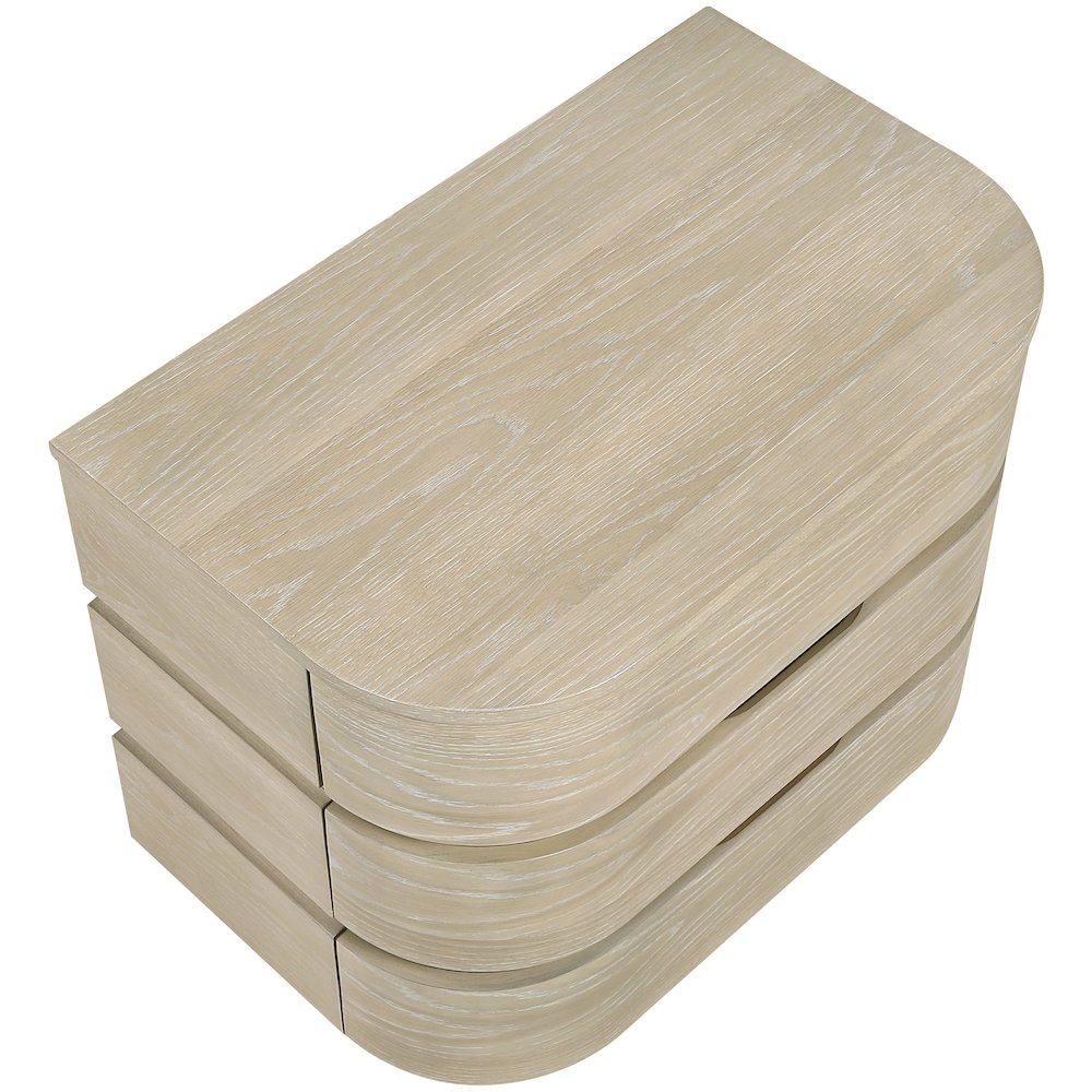 Annalise Natural Solid Wood Night Stand. Picture 5