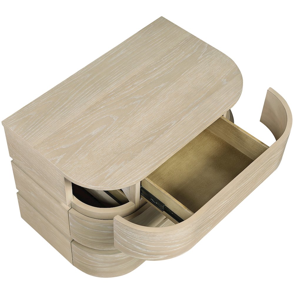 Annalise Natural Solid Wood Night Stand. Picture 6