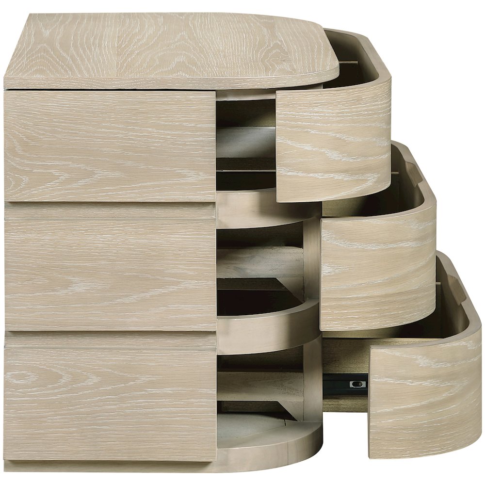Annalise Natural Solid Wood Night Stand. Picture 8