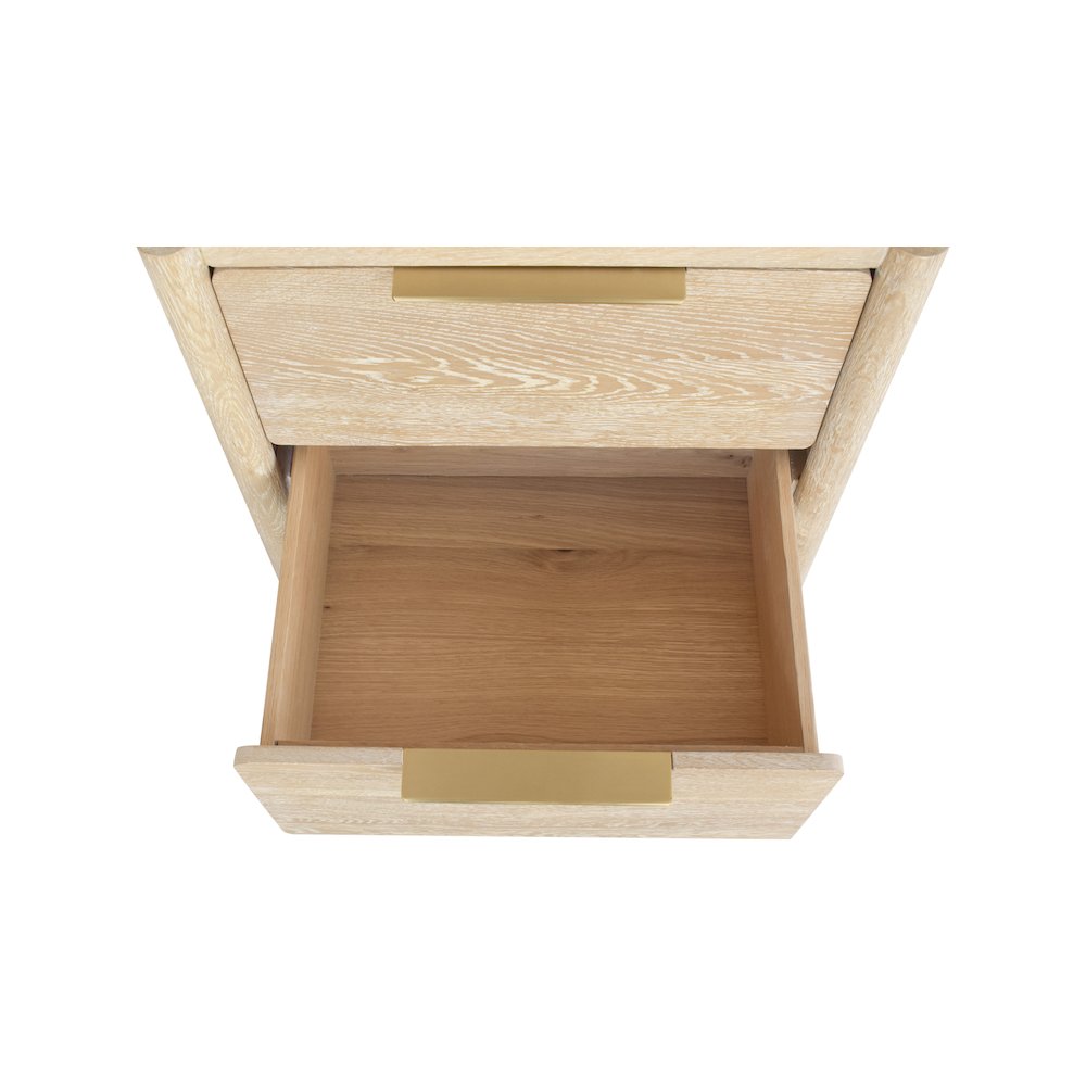 Oakwood White Oak Night Stand. Picture 11