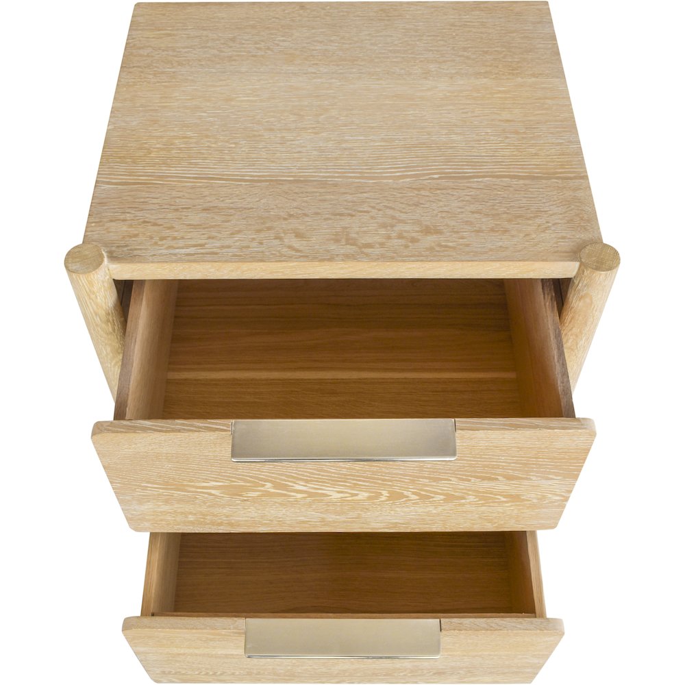 Oakwood White Oak Night Stand. Picture 13