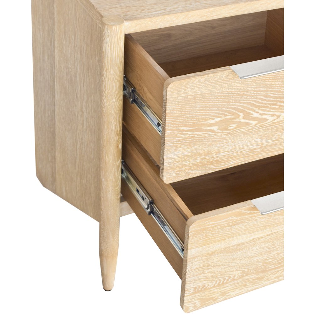 Oakwood White Oak Night Stand. Picture 16