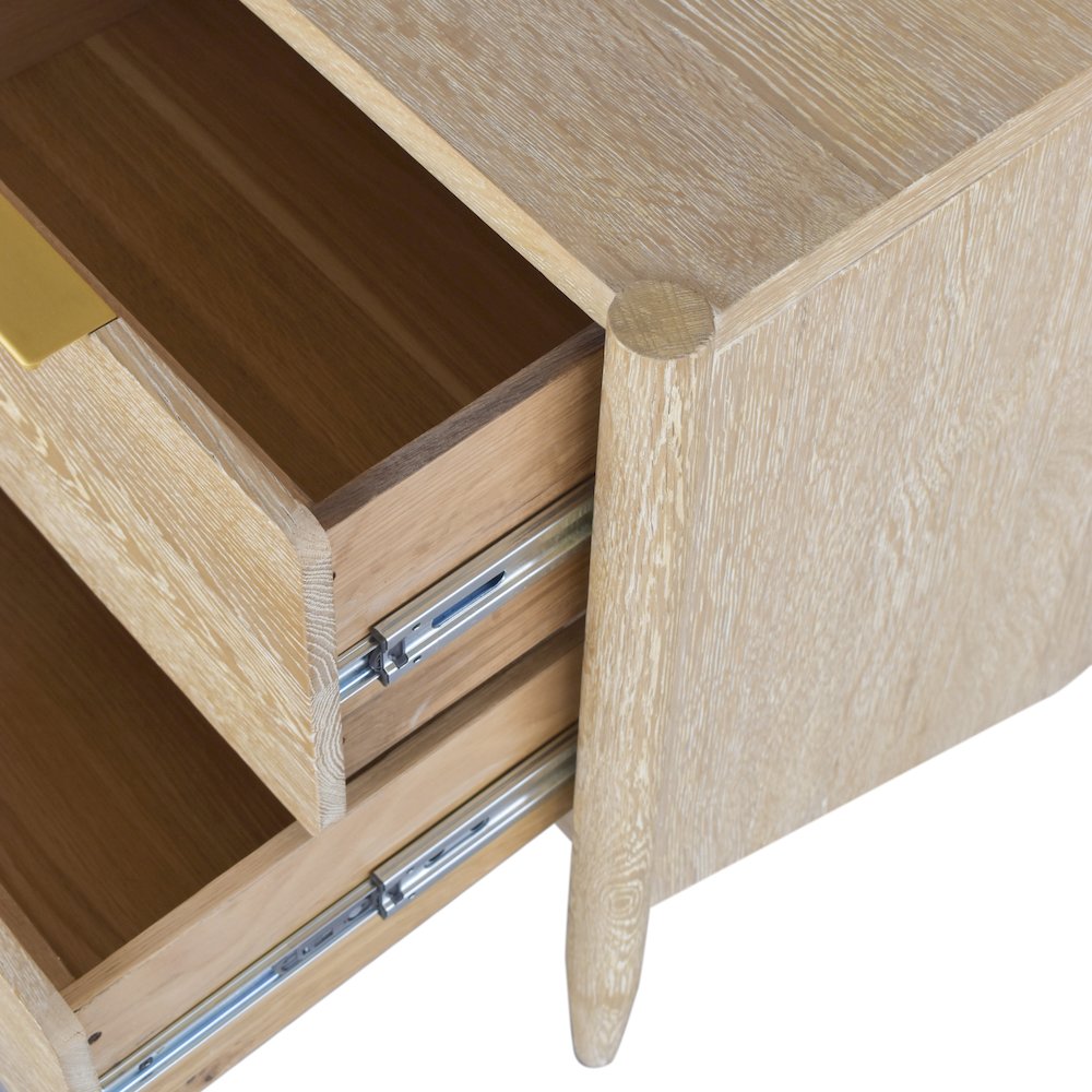 Oakwood White Oak Night Stand. Picture 18